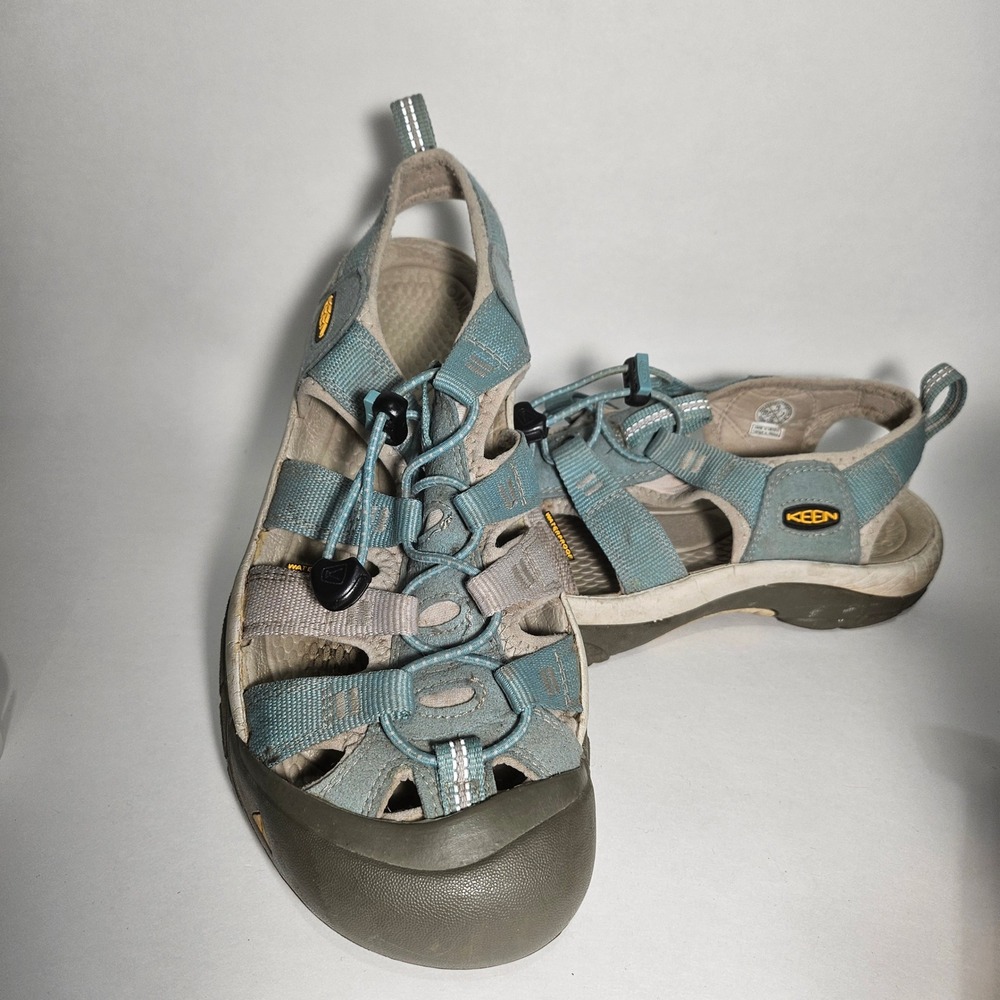 Keen Venice H2 Womens Hiking Sandals Blue Gray Size 10 Waterproof Outdoor Shoes